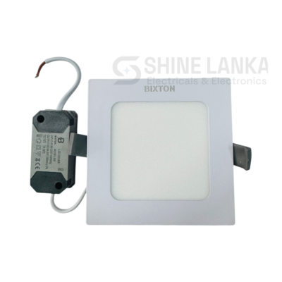 Bixton 6W Square Sunk LED Panel Light – Metal Frame